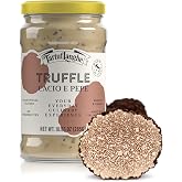 TartufLanghe Cacio e Pepe Truffle Sauce with Pecorino - 10.05 oz | Italian pasta sauce with black truffle and Pecorino Romano. Creamy white condiment for risotto, gnocchi, ravioli, and pizza.