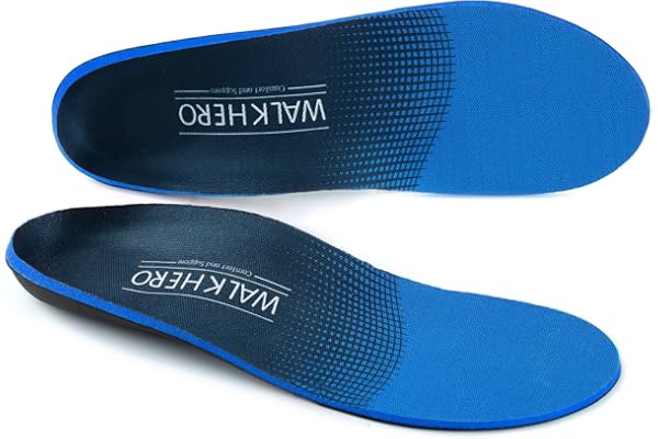 Plantar Fasciitis Insoles for Men Women - Orthotics Inserts, Shoe Insole Arch Support Flat Feet Inserts Work Boot Insoles for