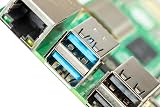 Raspberry Pi 5 8GB Quad-Core 2.4GHz Wi-Fi Bluetooth USB 3.0 Ethernet PoE+ view 3