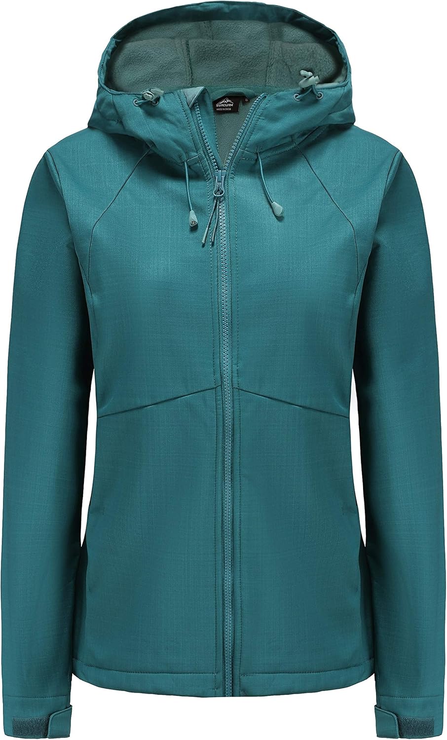 svacuam Women's Fleece Lined Softshell Waterproof Jacket Lightweight Anorak Hiking Coat: Clothing