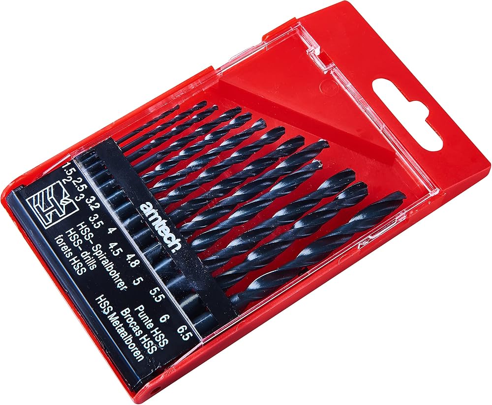 Amtech F1000 13 Piece High Speed Steel Drill Set Small