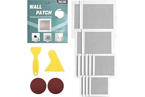 20pcs Drywall Repair Kit, 2/4/6/8in Drywall Large Hole Repair Patch with Sandpaper & Scrapers Quick and Easy Solution Dry Wal