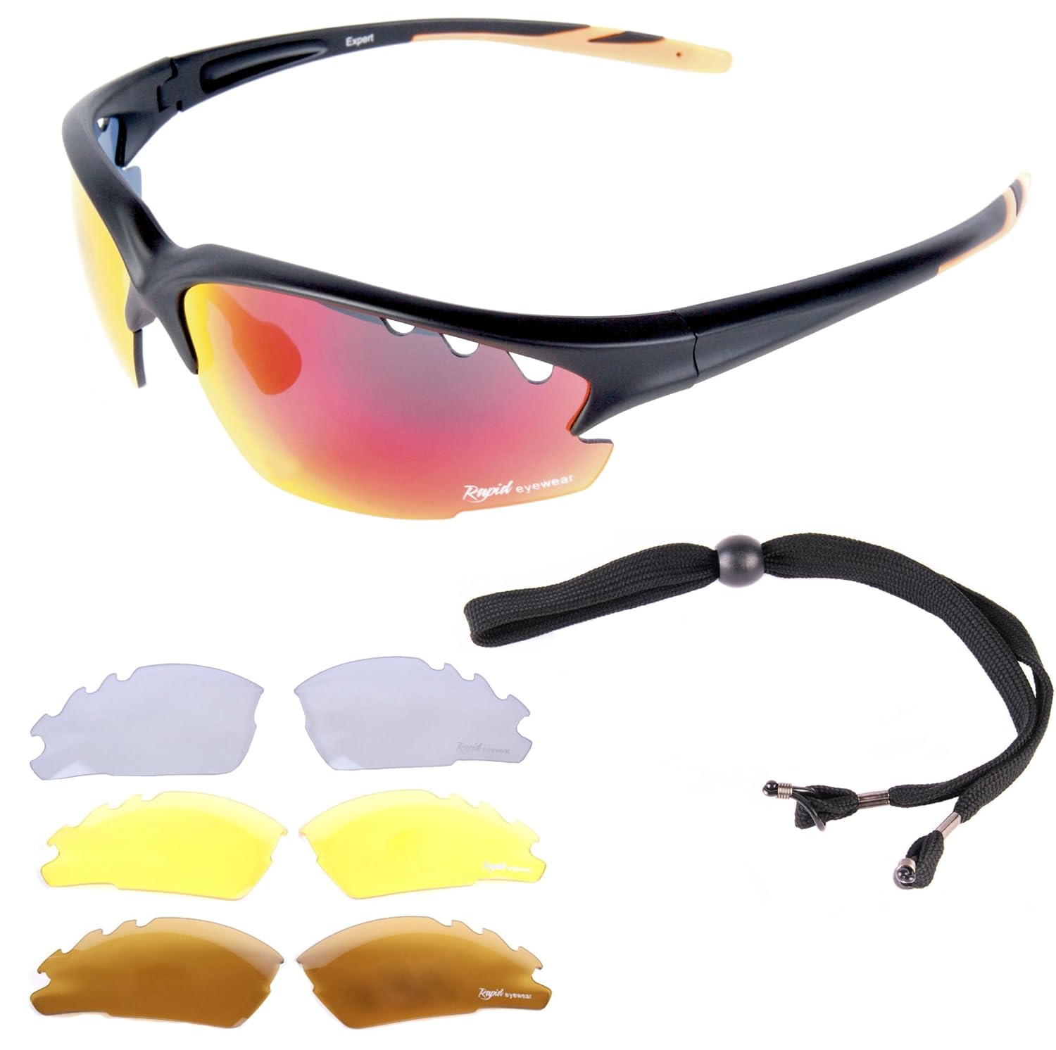 Running Cricket AntiFog Polarized Lenses Rapid Eyewear Fusion Solo