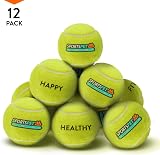 SPORTSPET Tennis Balls for Dogs 12 Pack - Extra Bouncy Floats 64mm Non Toxic view 4