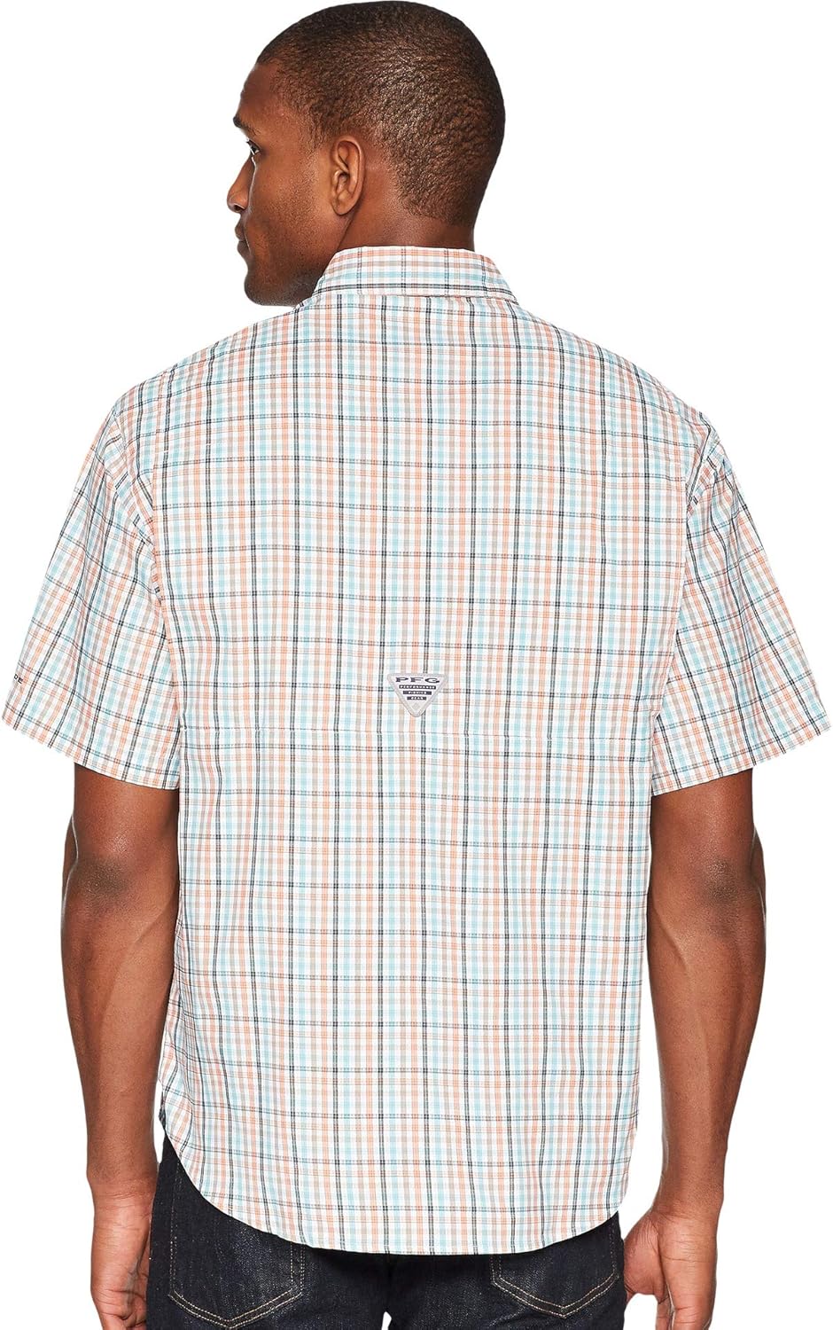 Columbia Mens PFG Super Tamiami Short Sleeve Shirt UPF 40 Sun Protection Wicking Fabric