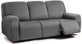 ULTICOR Squared Jacquard Design 8-Pieces Recliner