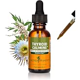 Herb Pharm Thyroid Calming Liquid Formula: Motherwort &amp; Bugleweed Herbal Extract, Endocrine Support Tincture for Natural Endocrine Balance, Non-GMO Herbal Thyroid Calming Supplement, 1 oz*