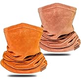 Neck Warmer Winter Neck Gaiter Face Mask Balaclavas for Women Men, Soft Fleece Face Cover Mask for Skiing Motorcycle-2 Pack
