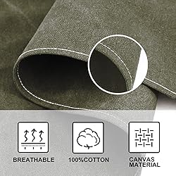 OUNLEN Chef Apron for Men Women Canvas Aprons with