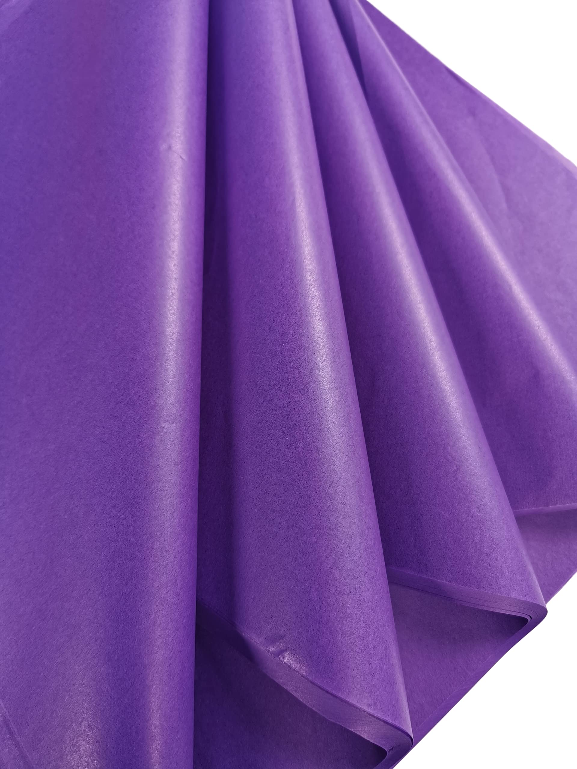 Violet Purple Tissue Paper 25 Large Sheets, Acid Free Art Paper, Perfect for Gift Wrap, Storage, Packing, Art & Craft Bulk Pack Archiving Shredding 70 x 50cm Sheet Size
