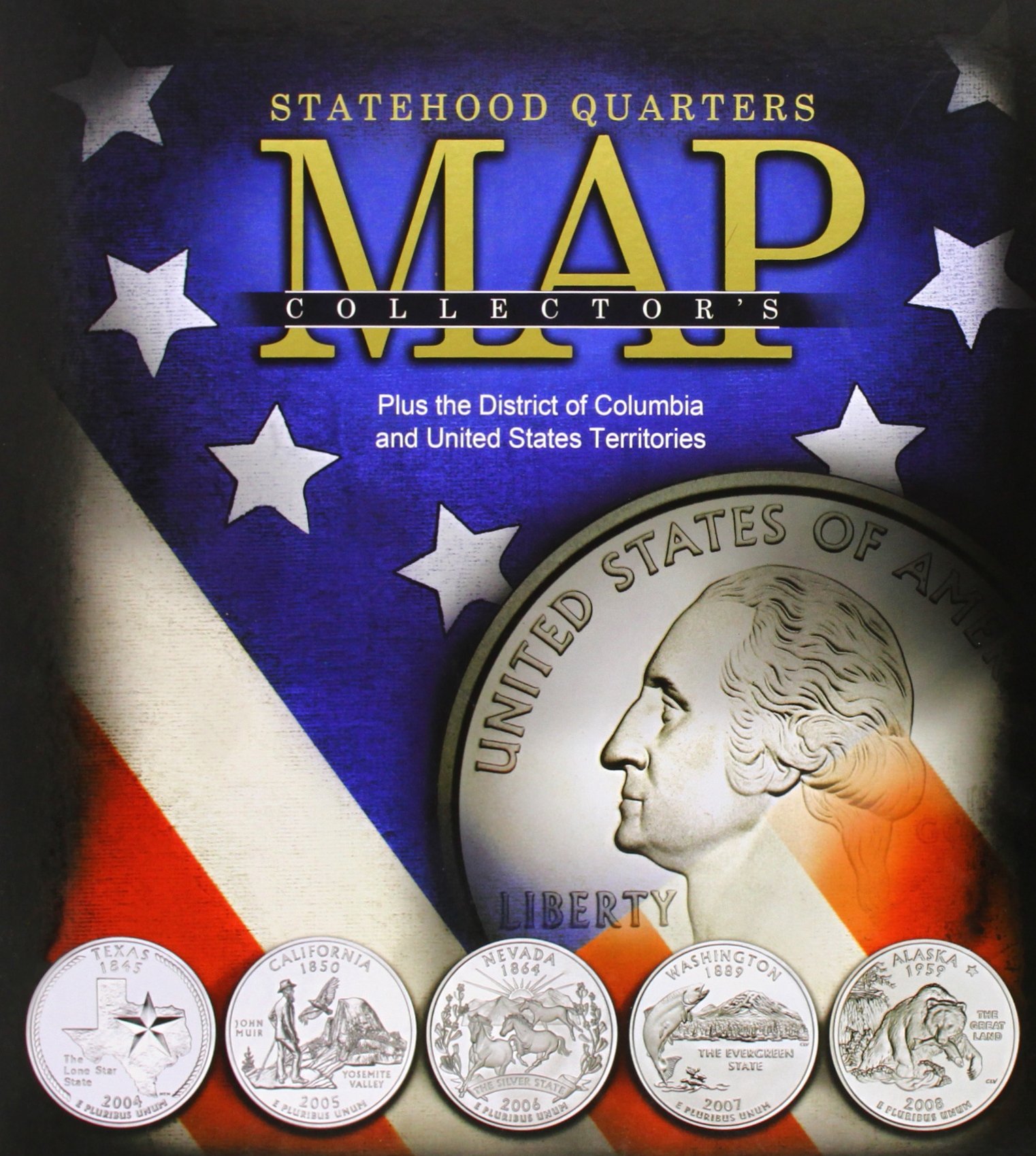 Amazon Statehood Quarters Map Whitman Pub Llc Coins Medals