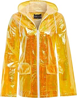 Womens Hooded Lightweight Zipped Neon 