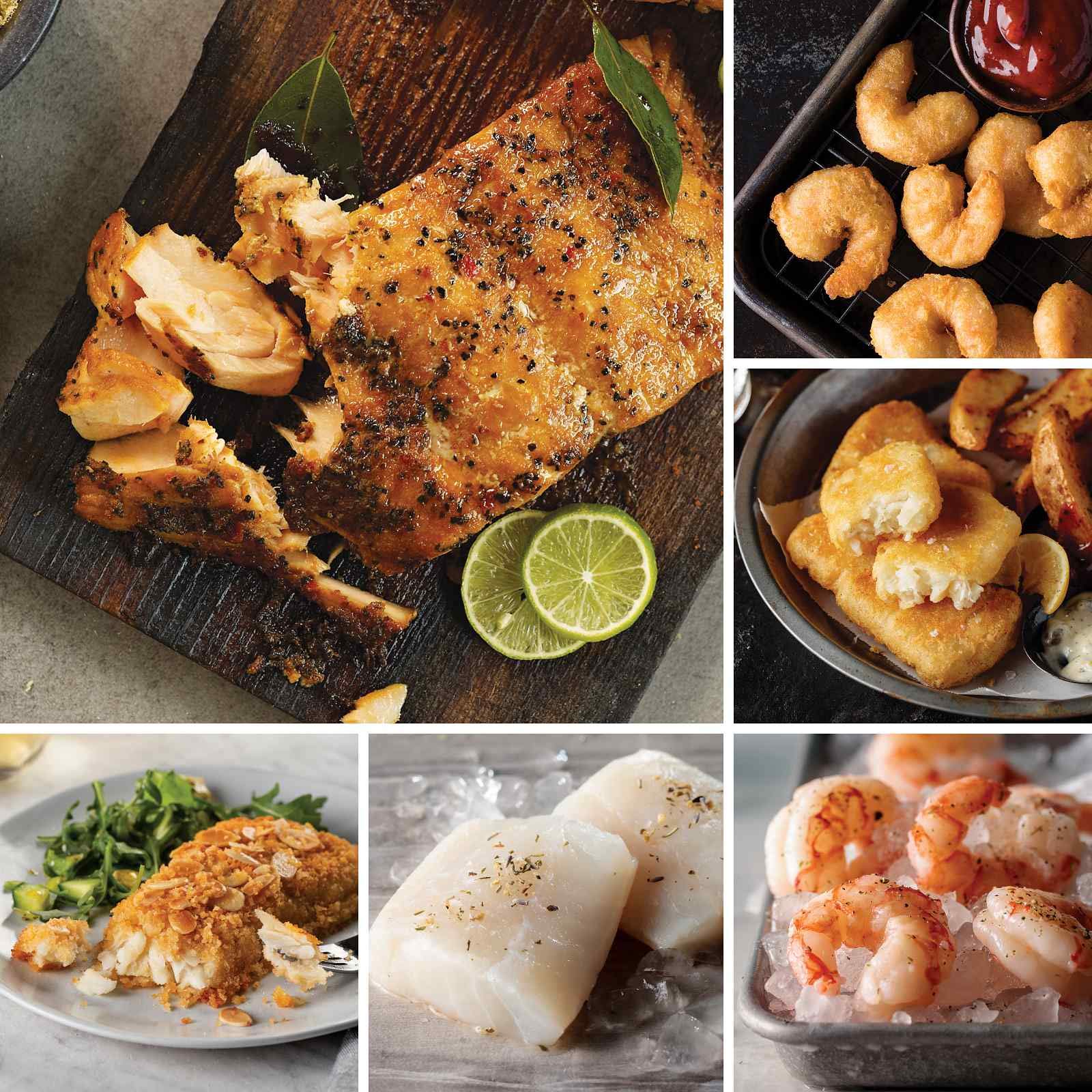 Buy Omaha Steaks Salmon, Shrimp & More (Marinated Salmon Fillets, Sole