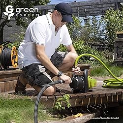 Green Expert 13FT x 1” ID Suction Hose with Check
