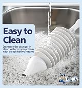 Luigi's World’s Best Toilet Plunger Heavy Duty Unblocker view 5