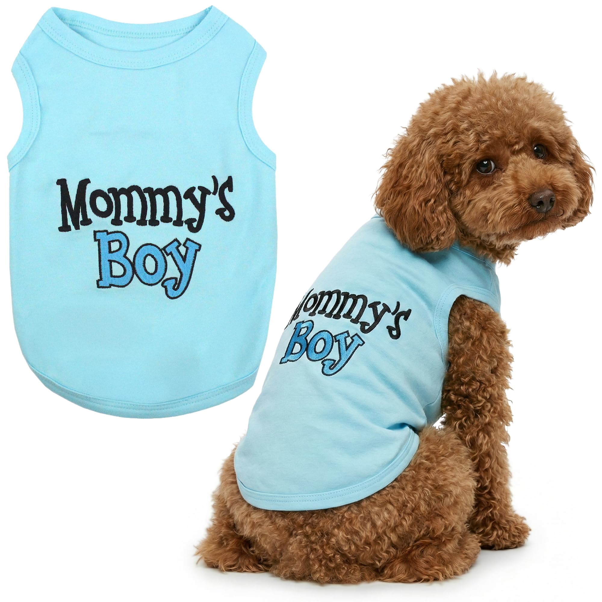 Parisian Pet Mommy's Boy T-Shirt, Large
