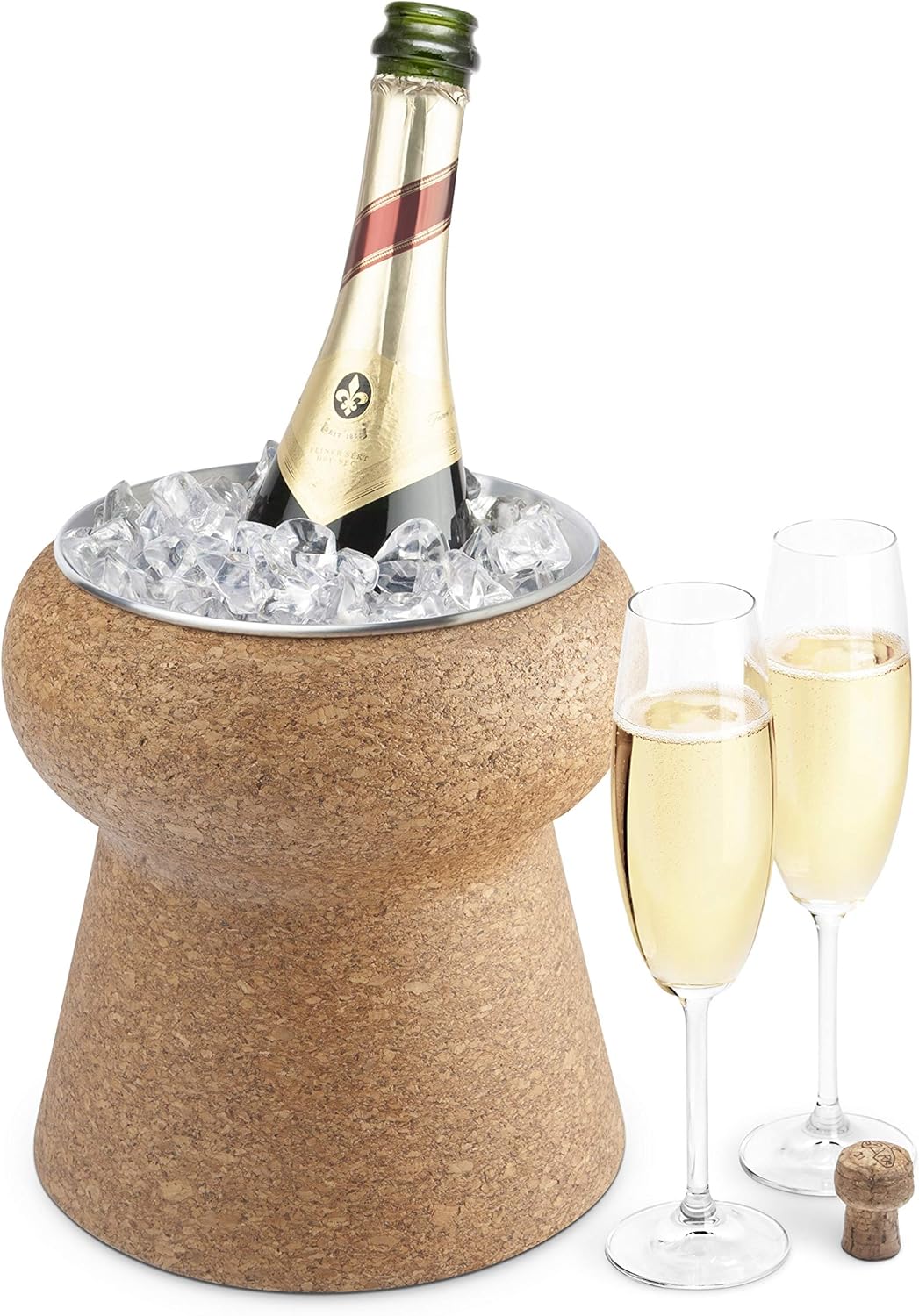 champagne cork ice bucket
