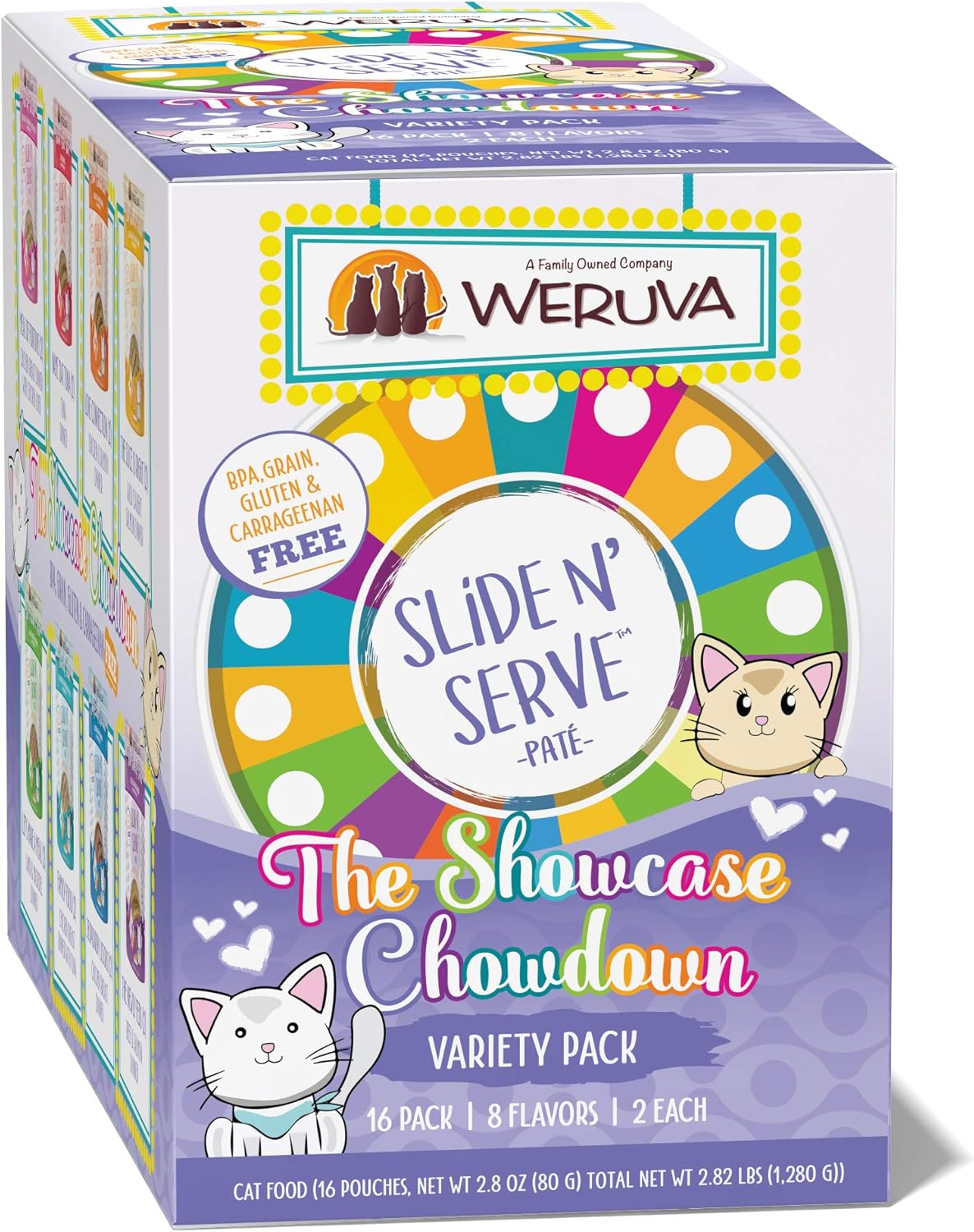 Weruva Classic Cat Slide N' Serve GrainFree Natural Wet Pate Cat Food
