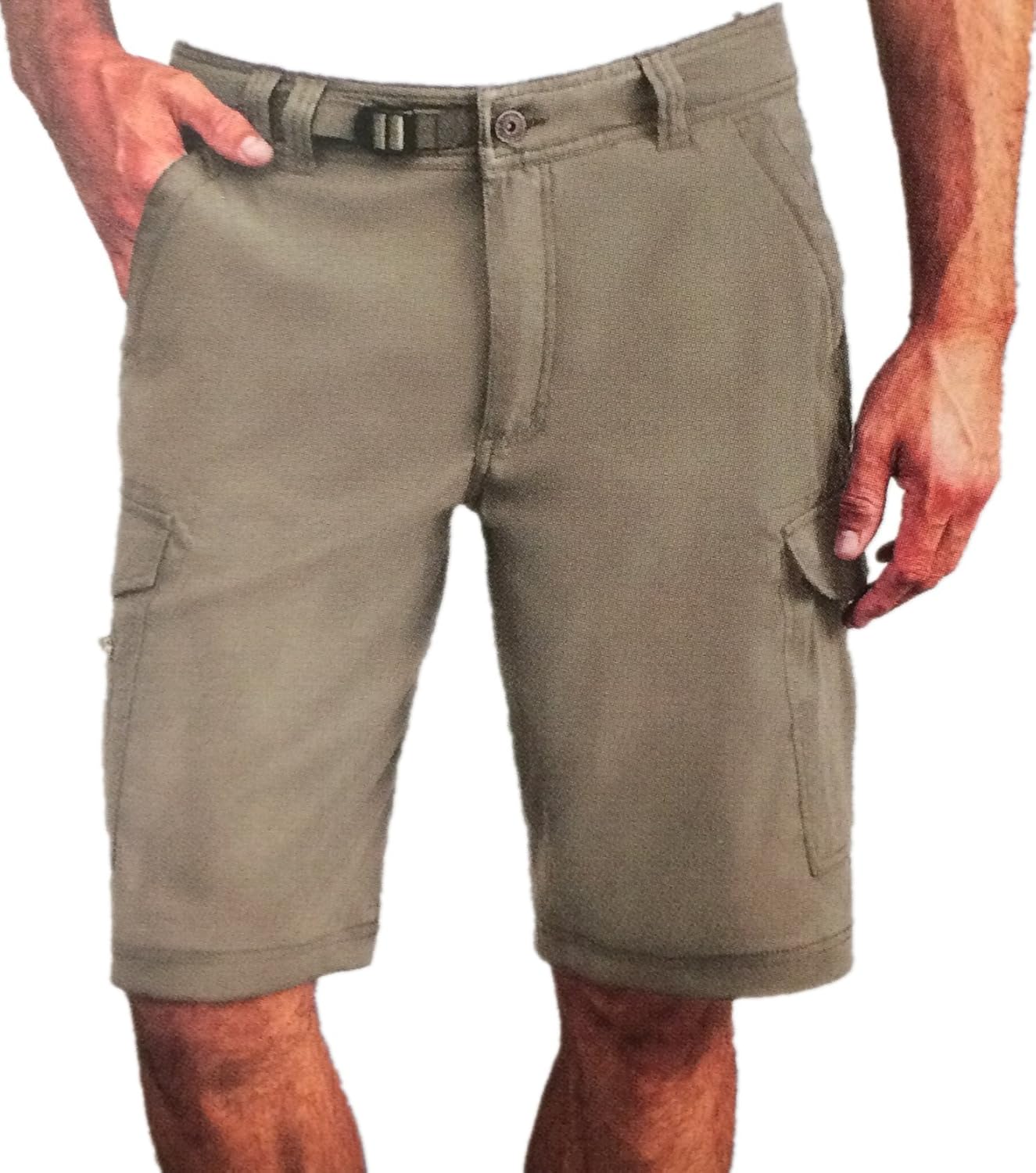 BC Clothing Men's Tech Expedition Cargo Short Beige 38 Amazon.co