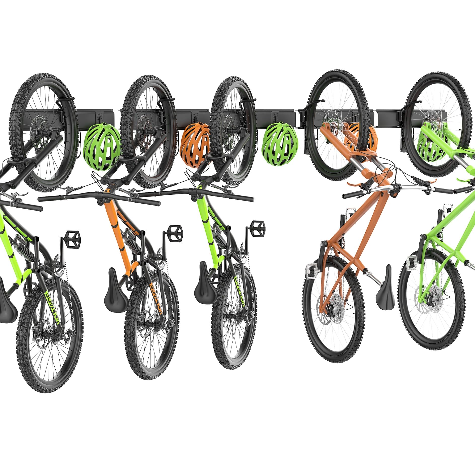 TORACK Wall-mounted Swivel Bike Rack, Garage Vertical Bike Storage ...