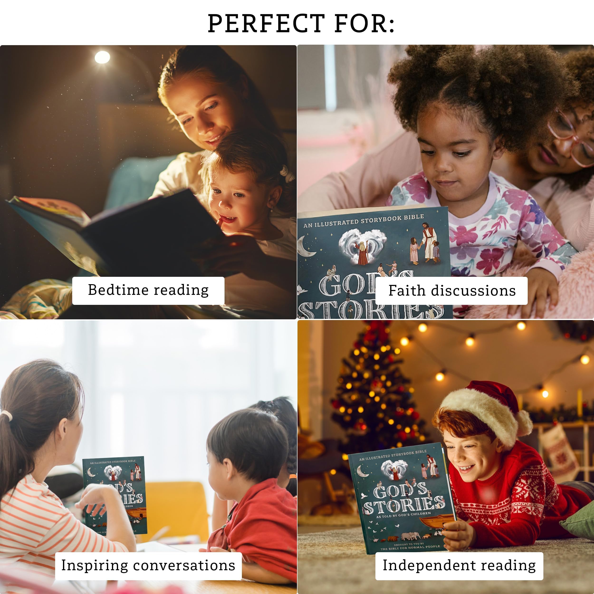 God's Stories as told by God's Children - Illustrated Bible Story Book for Children, Kids & Toddlers - Religious Gifts for Christians God's Stories as told by God's Children - Illustrated Bible Story Book for Children, Kids & Toddlers - Religious Gifts for Christians Hardcover Kindle