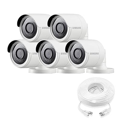 Samsung Wisenet Weatherproof Bullet Camera 5-Pack Bahrain