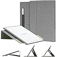 E NET-CASE Slim Lightweight Case for Remarkable 2 10.3" 2020, 360 Degree Rotating Protective Remarkable Tablet, Remarkable 2 Tablet with Pencil Holder, Not Fit Remarkable 1 (Gray)