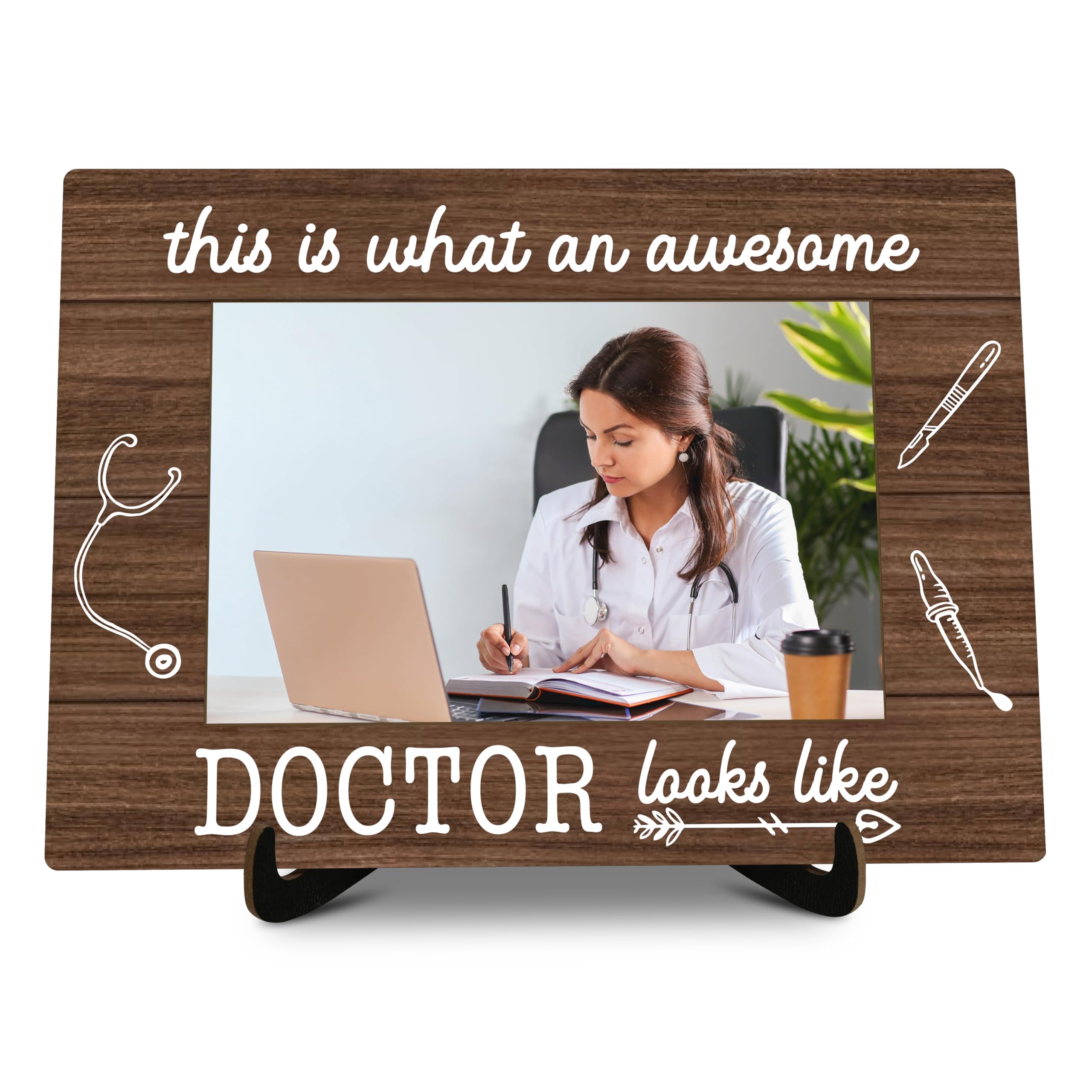 Photo 1 of valucise Doctor Pictures Frame, This Is What An Awesome Doctor Like This Photo Frame, Appreciation Thank You Gifts For Best Doctor, Office Home Living Room Bedroom Decoration -a38