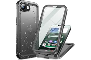 Cozycase TOP Case for iPhone 16e / iPhone 17e Military Protective IP68 Waterproof Heavy Duty 360 Shockproof Full Body with Sc