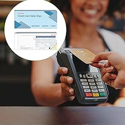 100 Sets Long Credit Card Sales Slips 7.9 * 3.3