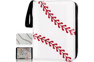 Sunhorse Card Binder 900 Pockets, Trading Card Binder with Sleeves, Baseball Card Binder, Trading Card Albums Sports Card Binder Collectible Fits 900 Cards with 50 Removable Sleeves