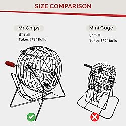 MR CHIPS 11" (Inch) Tall Professional Bingo Set