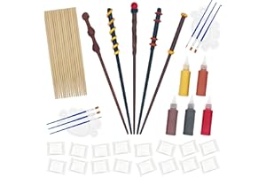 Maikoi Magic Wizard Wand Making Kit DIY Craft Set for Kids Adult Birthday Party Gift Make Your Own 16 Wands (45-Piece)