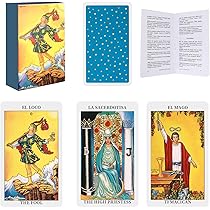 CINROPE Cartas de Tarot en Español: Spanish Tarot Cards With Guia