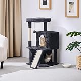 Yaheetech Cat Tree 92cm Multilevel Tower with Double Condo Scratching Post Ball view 8