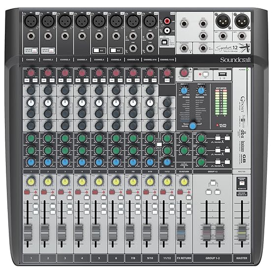 Soundcraft Signature 12MTK (Multitrack) Analog Mixer: Amazon.in