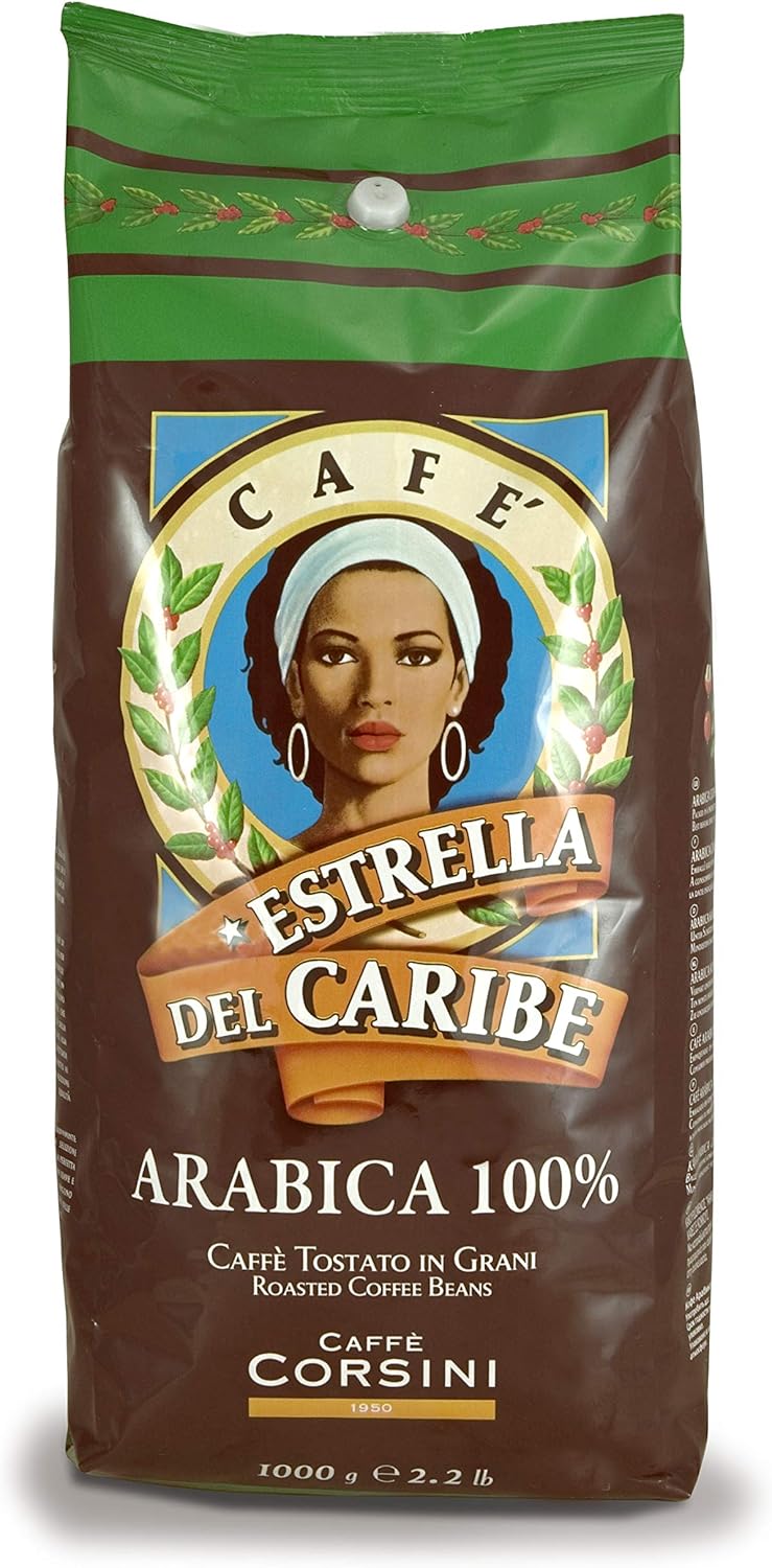 Caffè Corsini Grains de Café Estrella Del Caribe 1 kg