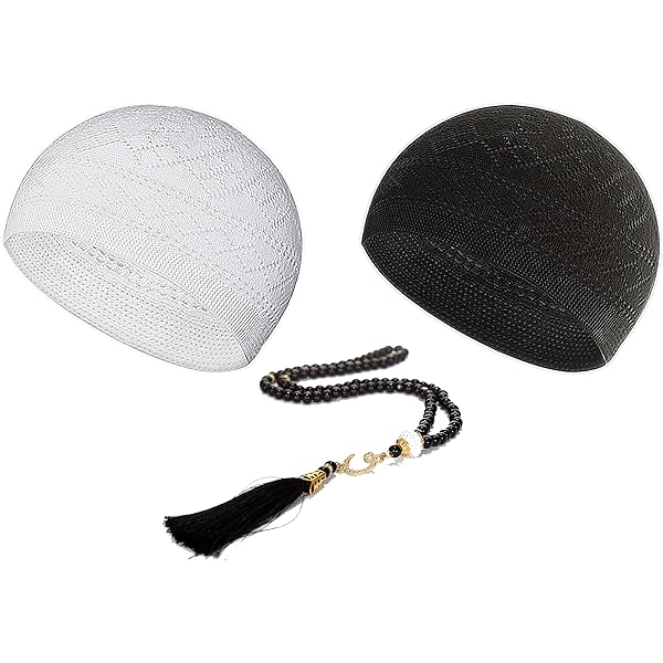 Zion Judaica Deluxe Tie Dye Kippot/Yarmulkes - Blue Abstract Design, Free Clips Included, One Size Fits Most