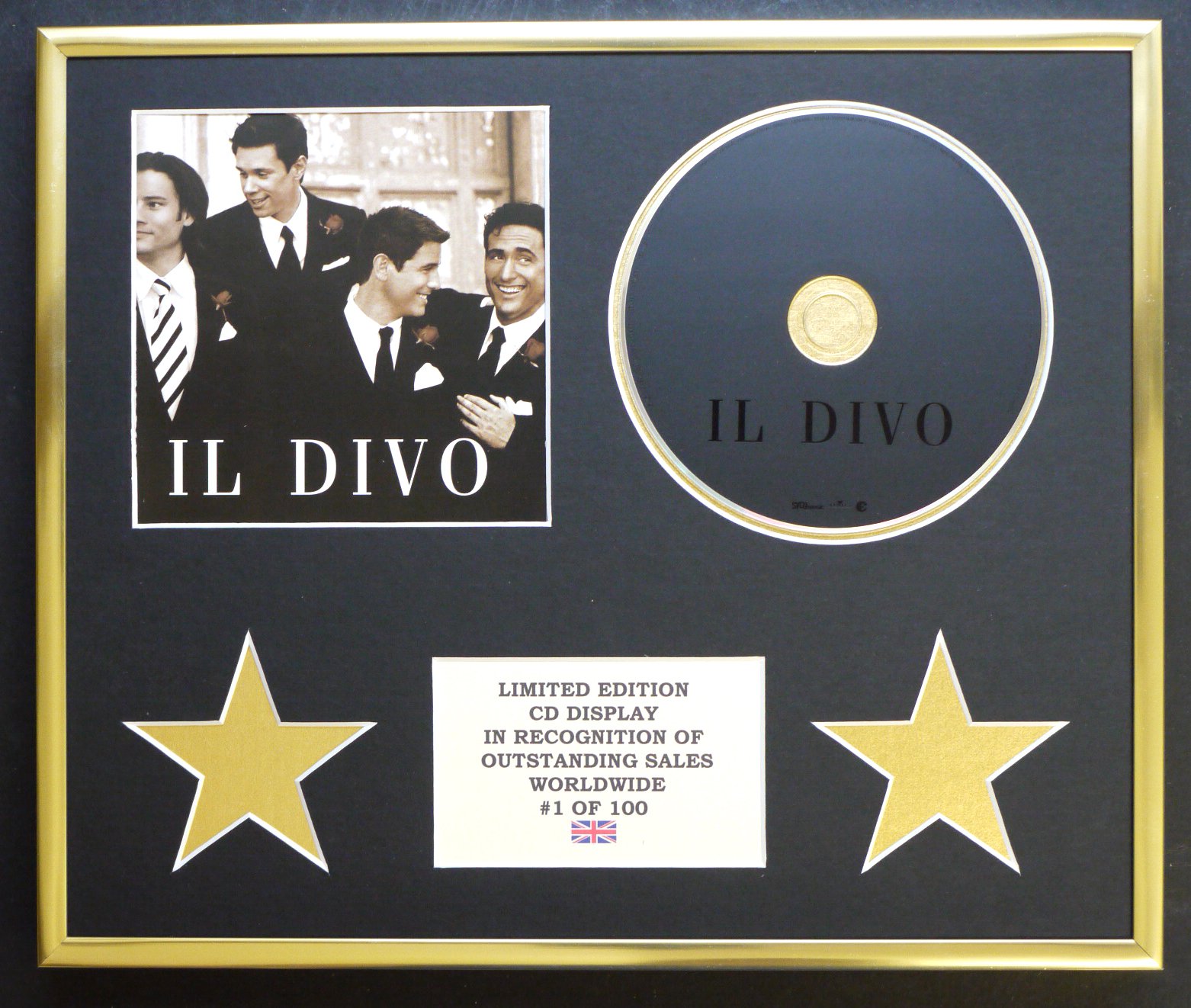 IL DIVO/CD DISPLAY/LIMITED EDITION/COA/IL DIVO