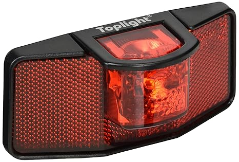 Busch & Müller 2520251200 Gepäckträgerrücklicht, rot, 10 x 6 x 4 cm