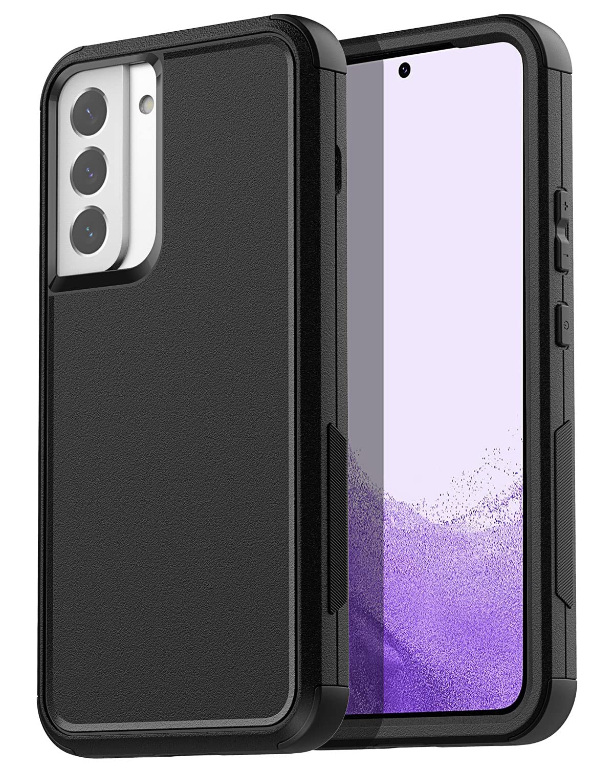 AICase for Galaxy S22 Case,Heavy Duty Rugged Pocket-Friendly Phone Case,Durable Military Grade Protection Shockproof/Drop Proof/Dust-Proof Protective Cover for Samsung Galaxy S22 6.1“ (Black)