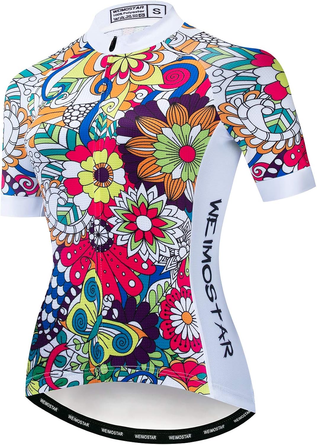 Weimostar Womens Cycling Jersey Short Sleeve Girls Bike Shirt