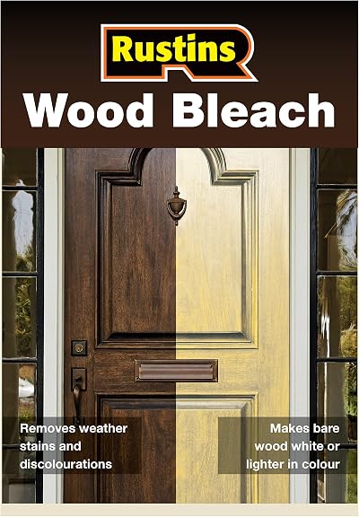 Rustins Wood Bleach Set 2 Part Lightening System Remove Stains Oak Pine Teak