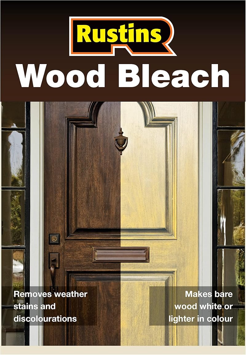 Rustins Wood Bleach Set 2 Part Lightening System Remove Stains Oak Pine Teak