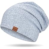 YANIKY Soft Slouchy Beanie Hat for Women & Men - Lightweight Stretch Skull Cap, Comfortable Chemo Headwear for Daily Wear