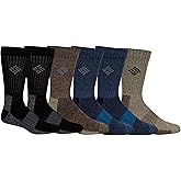 Columbia Men's Moisture Control Crew Socks (6-Pack)