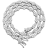 TOPGRILLZ Tennis Necklace for Women Choker Chain Necklace 14K Gold Plated 5mm Dainty Diamond Tennis Chain 16-24 Inches Gold Jewelry