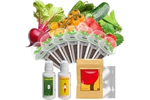 LYKOCLEAN LYKO Fruit Garden Seed Pod Kit for AeroGarden, IDOO Hydroponics Growing System, 300+ Seeds, Include Wild Strawberry, Radish, Dwarf Pea,Green Pepper, Cucumber, Ruby Queen Beet, Cherry Tomato (7 Pods)