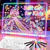 Solorage X 16" Led Drawing Board for Kids with 13 Light Effects | 8 Colors &amp; 6 Modes, Neon Light Up Doodle Glow Pad, Birthday Christmas Educational Gift Idea for Girls/Boys/Teens