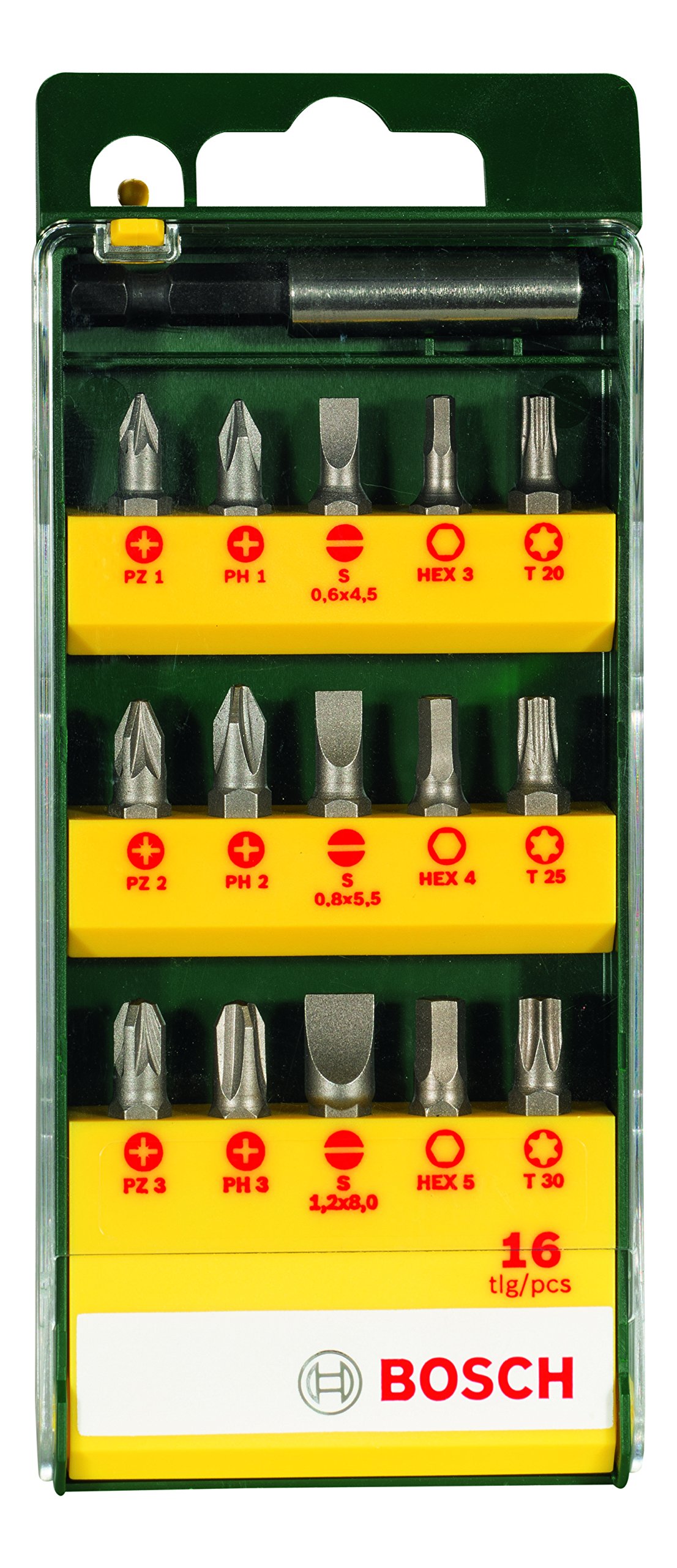 Bosch Accessories 2607019453 Screwdriver Set (16-Piece)